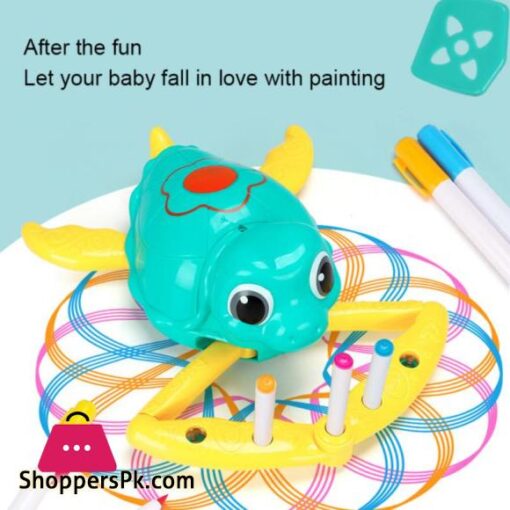 Children Intelligent Automatic Drawing Toy Little Turtle Painting Math Spelling Robot Educational Electronic Toy Gift