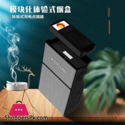 Cigarette Case With Lighter