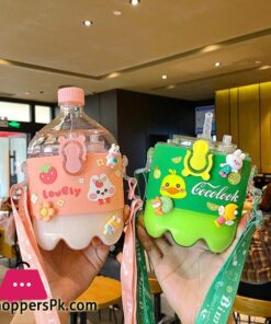 Creative Cola Cup Cute Children Students Drop proof Spray Water Cup High value Portable Summer Plastic Cup