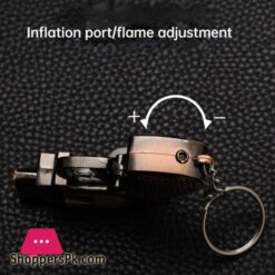 Creative Mini Red Flame Lighter Torch Windproof Butane Gas Lighter Cigarette Jet Torch Lighter Smoking Accessories Men Gifts