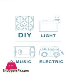 Diy Track Maze School Bus With Track Routes 34 Pieces
