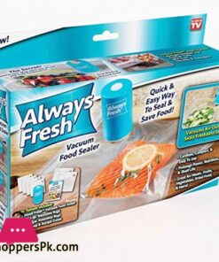 Food VAC vacuum sealer Always Fresh Automatic bag Food Preservation With 6 Extra BagsSaran Wrap Plastic Bags