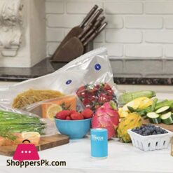 Food Vac Vacuum Sealer Always Fresh Automatic Bag Food Preservation With 6 Extra Bags 9 Food Vac Vacuum Sealer Always Fresh Automatic Bag Food Preservation With 6 Extra Bagssaran Wrap Plastic Bags