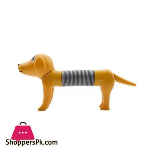 Functional Dachshund Dog Fidget Toy Fidget Toy 360 degree Twisting Stretchable Head Tail