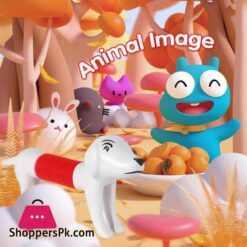 Functional Dachshund Dog Fidget Toy Fidget Toy 360 Degree Twisting Stretchable Head Tail