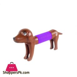 Functional Dachshund Dog Fidget Toy Fidget Toy 360 Degree Twisting Stretchable Head Tail
