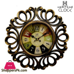 Heritage Flower Wall Clock CLK-004