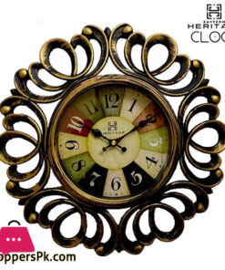 Heritage Flower Wall Clock CLK-004