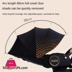 High Quality Light Baby Walking Artifact Trolley Landscape Children Car Ultra Light Foldable Two Way Reclining