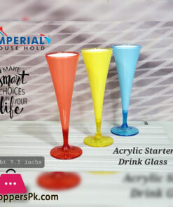 Imperial Acrylic Starter Cocktail Drinking Glass Colorful Pack of 6 Pcs