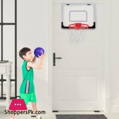 Indoor Basketball Hoop Set For Kids - Mini Basketball Hoop For Door With 4 Balls Shooting Ball Game Sport For Kids Boys Girls Bedroom 10 Indoor Basketball Hoop Set For Kids Mini Basketball Hoop For Door With 4 Ballsshooting Ball Game Sport For Kids Boys Girls Bedroom