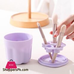 Makeup Brushes Cleaner Box Drying Rack Makeup Brush Storage Rack Multi Functional Large Capacity Air Drying Rack Light And Easy