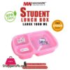 Maxware Household Student Lunch Box Large 1000Ml Lunch Box With Three Portionscompartments