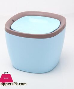 Mini Desktop Trash Can Waste Garbage Paper Basket Small Table Rubbish Bin - Image 3