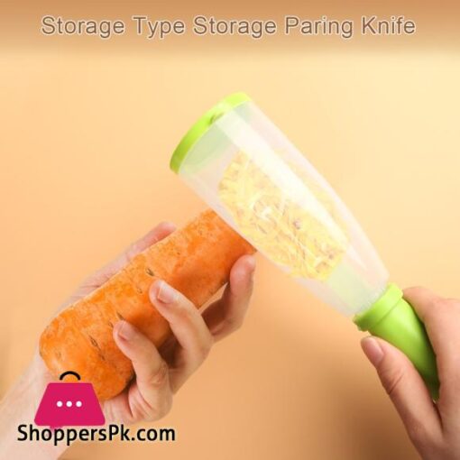 Multifunctional Storage Type Peeling Knife Peeling Knife With Storage Tube Peeler Peeling Apple Supplies Household Peeling Knife
