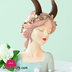 Nordic Ins Creative Bubble Bow Girls Sculptures Resin Figurines Home Decoration Accessories Fashion Birthday Gifts Room Decorfigurines Miniatures