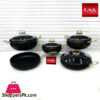 Oms Avant-Garde Granite Cookware Set Of 9 Turkey Made - 3055