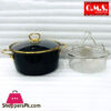 OMS Enamel Casserole with Fryer 22CM Turkey Made - 10100