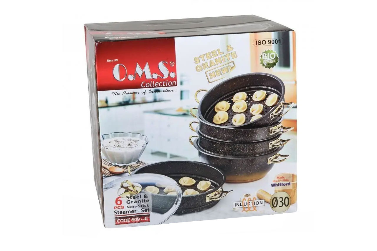 Oms Granite Coated Food Steamer 30Cm - 6091C