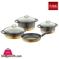 OMS Granite Cookware Set of 7 Turkey Made - 3043