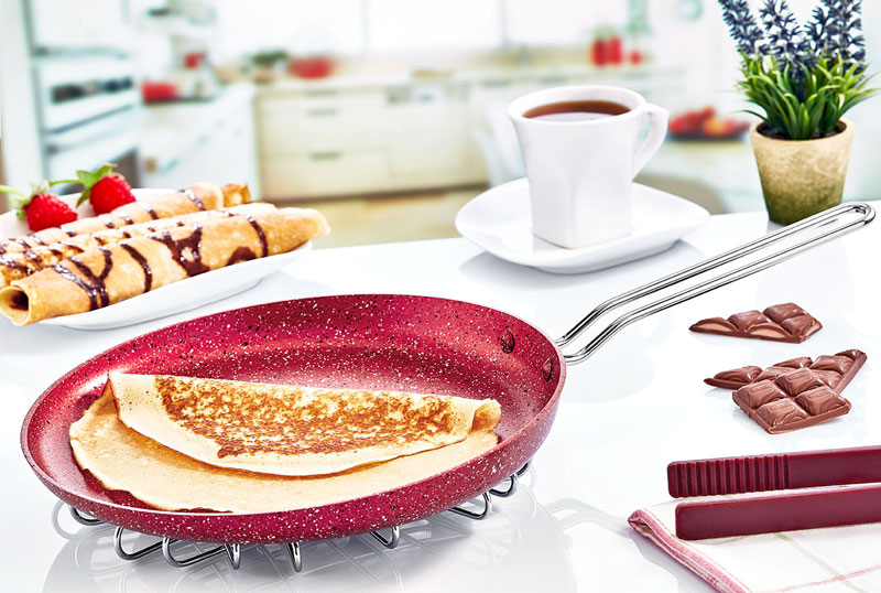 Oms Granite Crepe Pan Non-Stick Tawa 28Cm Turkey Made