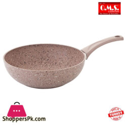 Oms Granite Single Handle Wok 28Cm Turkey Made - 3211