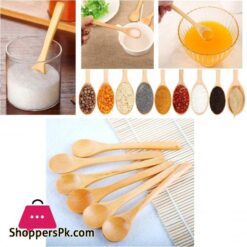 Pack Of 6 Wooden Bamboo Spice Jar Spoon/Suger Pot Spoon/Tea &Amp; Coffee Mixing Spoon/Ice Cream Spoon 9 Pack Of 6 Wooden Bamboo Spice Jar Spoonsuger Pot Spoontea Coffee Mixing Spoonice Cream Spoon