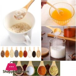 Pack Of 6 Wooden Bamboo Spice Jar Spoon/Suger Pot Spoon/Tea &Amp; Coffee Mixing Spoon/Ice Cream Spoon 11 Pack Of 6 Wooden Bamboo Spice Jar Spoonsuger Pot Spoontea Coffee Mixing Spoonice Cream Spoon