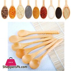 Pack Of 6 Wooden Bamboo Spice Jar Spoon/Suger Pot Spoon/Tea &Amp; Coffee Mixing Spoon/Ice Cream Spoon 13 Pack Of 6 Wooden Bamboo Spice Jar Spoonsuger Pot Spoontea Coffee Mixing Spoonice Cream Spoon