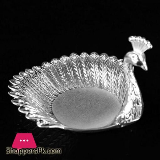 Nut Bowl Peacock Shape Beautiful Decorative Carved Vanity Appetizer Cake Cookie Serving PlatterDishes Plates