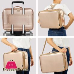 Makeup Bag Vasker Extra Large Make Up Bag Mothers Day Gifts 3 Layers Professional Makeup Travel Bag Cosmetic Bag Waterproof For Storage Cosmetic Tool Accessories Toiletry Rose Gold Jewelry Organizer