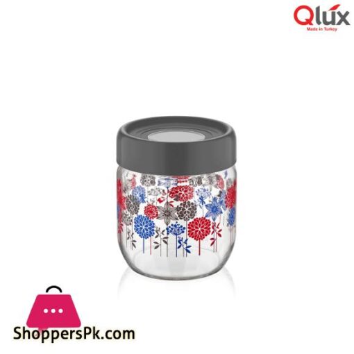 Qlux Ring Jar Flower Patterned