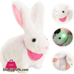 Meideli Bunny Stuffed Animal Multifunctional Electric White Sunny Bunnies Toys Bunny Plush Can Move And Sing Birthday Gifts For Kids Rabbit