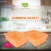 Appollo Rainbow Basket - Large(Pack Of 2) 1 Rainbow Basket Pack Of 2