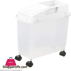 Rice Bucket Kitchen Grain Storage Box Removable Rice Bucket Moisture-Proof Plastic Grains Rice Storage Tank 10Kg 13 Zym Rice Bucket Household Kitchen Miscellaneous Grain Storage Box Removable Rice Bucket Moisture Proof Plastic Grains Large Capacity Rice Storage Tank Whitecolorwhite