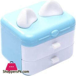 Sewing Supplies Organizer Cute Cat Ear Sewing Storage Box Double Laye Mini Sewing  Kit DIY Crafts Sewing Accessories Storage Basket for Thread Needles  Scissors in Pakistan