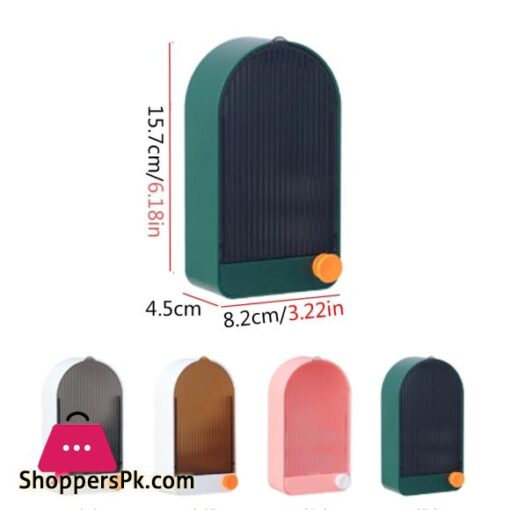 Soap Box Wall-mounted Punch-free Soap Dish With Lid Drain Soap Holder Home Shower Soap Holder Creative Bathroom Accessories