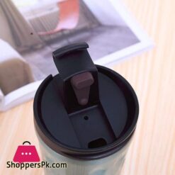 Hbao Double Stainless Steel Car Coffee Mug Thermos Cup Travel Tea Mug Thermal Water Bottle Thermocup Tumbler Insulated Bottle Color Gold