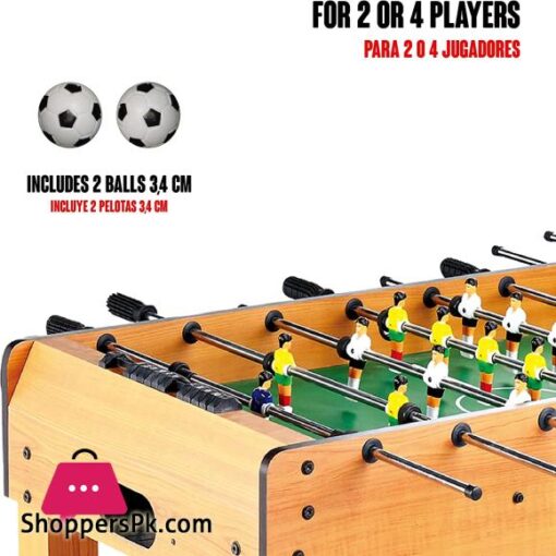 Calma Dragon 638 Football Table Football Table made of Wood 2 Balls Soccer Table Football Player Sport with Legs Size 121 x 61 x 79 cm Football Game