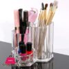 Transparent Acrylic Storage Box Creative Canister Desk Organizer For Cosmetic Brushes Eyebrow Pencil Mac Cosmeticsstorage Boxes Bins