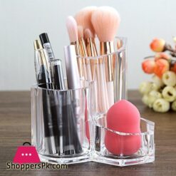 Transparent Acrylic Storage Box Creative Canister Desk Organizer For Cosmetic Brushes Eyebrow Pencil Mac Cosmeticsstorage Boxes Bins