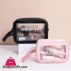 Women Portable Travel Wash Bag Female Transparent Waterproof Makeup Storage Pouch Large Capacity Cosmetic Organizer Beauty Case