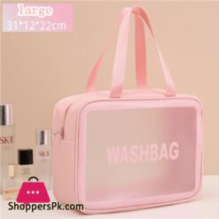 Women Portable Travel Wash Bag Female Transparent Waterproof Makeup Storage Pouch Large Capacity Cosmetic Organizer Beauty Case