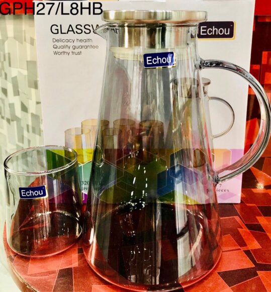 Heat Resistant Water Set - Jug Hot Water Bottle With Glasses