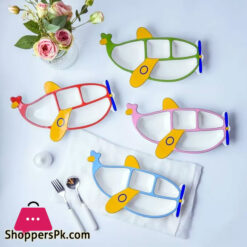 Divided Melamine Plate - Plane Shape