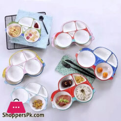Divided Melamine Plate - Car Shape