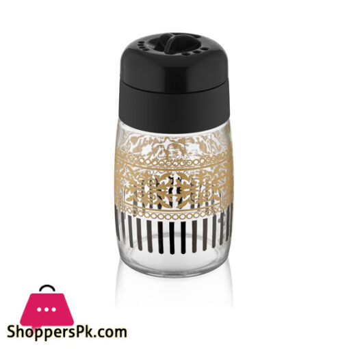 Qlux Star Oval Salt Shaker Gilt Patterned 100 CC
