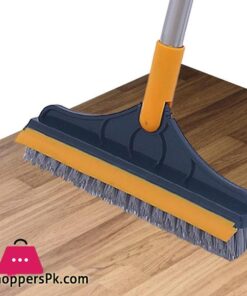 Shower Cleaning Brush Scrub Brush with Long Handle 2 in 1 Cleaning Scrub Brush Adjustable V shaped Floor Brush Scrubber 120 Degree Triangular Rotating Brush Head