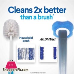 Bathroom Disposable Cleaning Toilet Brush Long Handle No Dead Angle Cleaning Brush Replacement Brush Head Cleaning Tool