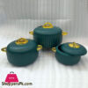 3pcs Pumpkin Shape Hotpots with Gold Touch